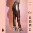 Leggins bengalina bronce