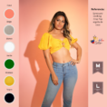 Sanctuary Clothing Crop Top argolla de coco