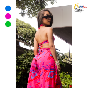 vestido playa rosa 1